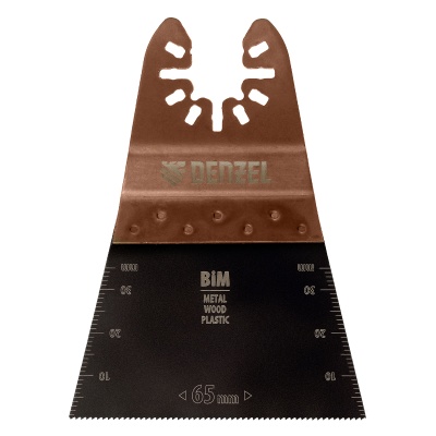 Насадка для МФИ режущая прямая, BiM, по металлу и дереву, 65 x 1.2 мм, мелкий зуб Denzel купить в Москве с доставкой по всей России | ProtosMarket.ru