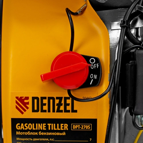 Мотоблок DPT-270S, 7 л.с., ремен.сцеп, фрез 3х4, ШОМ, передачи 2В/1Н Denzel купить в Москве с доставкой по всей России | ProtosMarket.ru
