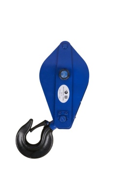 Блок монтажный однорольный с  крюком TOR HQG(L) K1-2,0 т с откидной щекой (S) купить в Москве с доставкой по всей России | ProtosMarket.ru