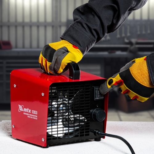 Тепловая пушка керамическая SHCL-3000, квадратная, 230 В, 480 м3/ч, 1/3 кВт// MTX купить в Москве с доставкой по всей России | ProtosMarket.ru