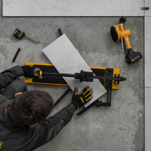 Плиткорез рельсовый 600х16мм, каретка на подш., стальная станина, усил. рукоятка-пенал Denzel купить в Москве с доставкой по всей России | ProtosMarket.ru