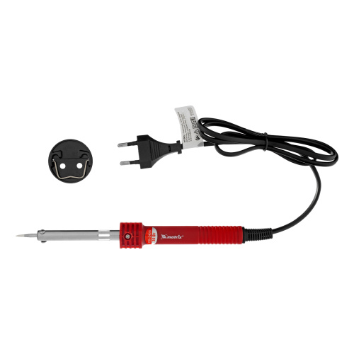 Паяльник, пластиковая рукоятка, медный наконечник с долговечным защитным покрытием, 220 В, 30 W Matrix купить в Москве с доставкой по всей России | ProtosMarket.ru