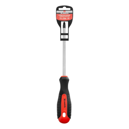 Отвертка Fusion, PZ3 x 150 мм, CrV, трехкомпонентная рукоятка "Anti slip" Matrix купить в Москве с доставкой по всей России | ProtosMarket.ru
