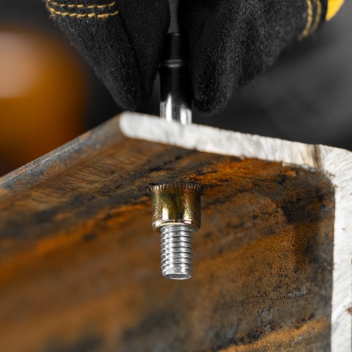 Заклепки резьбовые, стальные, оцинкованные, М6, пластиковый кейс, 70 шт. Denzel купить в Москве с доставкой по всей России | ProtosMarket.ru