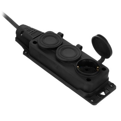 Удлинитель-шнур силовой Top Series, КГТТ, 20м, 3 розетки, 3 x 2,5 мм Denzel купить в Москве с доставкой по всей России | ProtosMarket.ru