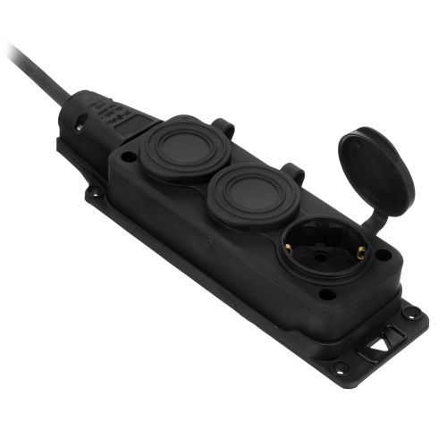 Удлинитель-шнур силовой Top Series, КГТТ, 20м, 3 розетки, 3 x 2,5 мм Denzel купить в Москве с доставкой по всей России | ProtosMarket.ru