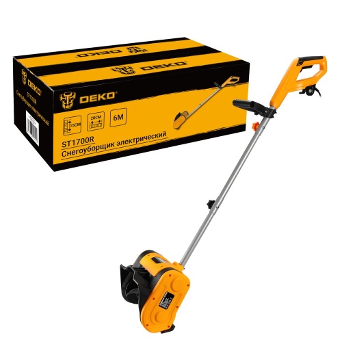 Снегоуборщик электрический DEKO ST1700R купить в Москве с доставкой по всей России | ProtosMarket.ru