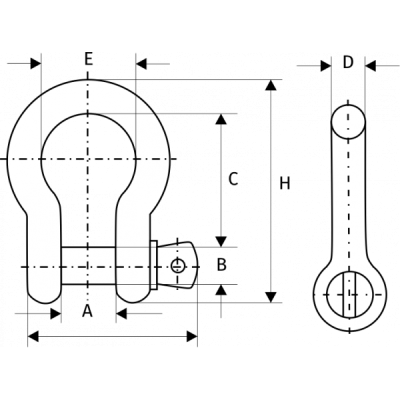 Скоба винтовая омегообразная. G209 8,5 т, размер 1 купить в Москве с доставкой по всей России | ProtosMarket.ru