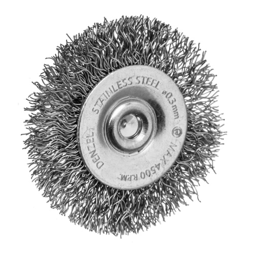 Набор щеток для дрели, 1 Плоская 50мм, 2 Чашки 25-50мм, шпилька, нерж. вит. проволока Denzel купить в Москве с доставкой по всей России | ProtosMarket.ru