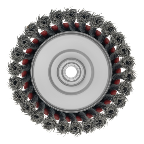 Щетка для УШМ, 125 мм, М14, "чашка", крученая проволока 0.5 мм Matrix купить в Москве с доставкой по всей России | ProtosMarket.ru