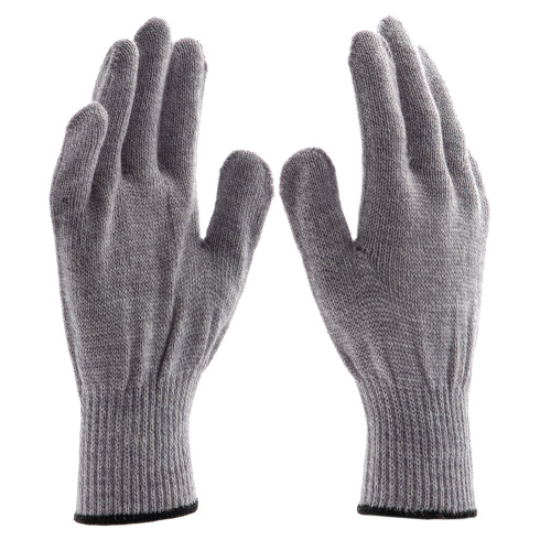 Перчатки трикотажные, акрил, серое мулине, оверлок Сибртех купить в Москве с доставкой по всей России | ProtosMarket.ru