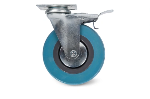 Колесо аппаратное поворотное SCgb 55 125 мм с тормозом (F) по ценам производителя в Москве с доставкой по всей России