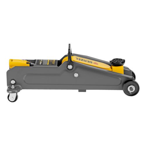 Домкрат гидравлический подкатной, 2 т, 135-385 мм, в пласт. кейсе Denzel купить в Москве с доставкой по всей России | ProtosMarket.ru