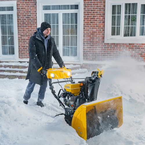 Бензиновая снегоуборочная машина SBL 711DT PRO, 420cc, гусеницы, эл.старт, блок. дифф.// Denzel купить в Москве с доставкой по всей России | ProtosMarket.ru