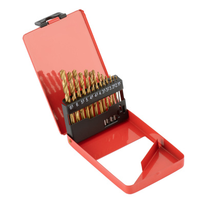 Набор нитридтитан. сверл по металлу, 1.5-6.5 мм (через 0.5 мм+3.2мм 4.8 мм) НSS 13 шт Matrix купить в Москве с доставкой по всей России | ProtosMarket.ru