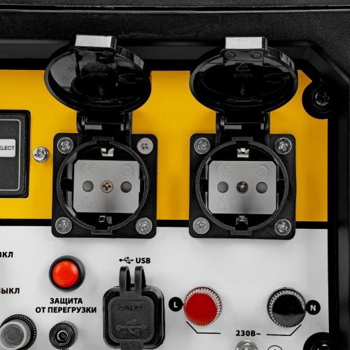 Генератор инверторный GS-5500iSE, 5,5 кВт, 230 В, закрытый корпус,электростартер Denzel купить в Москве с доставкой по всей России | ProtosMarket.ru