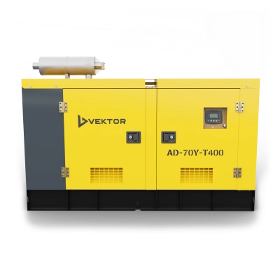 Дизельный генератор Vektor AD-70Y-T400 в шумозащитном кожухе с АВР