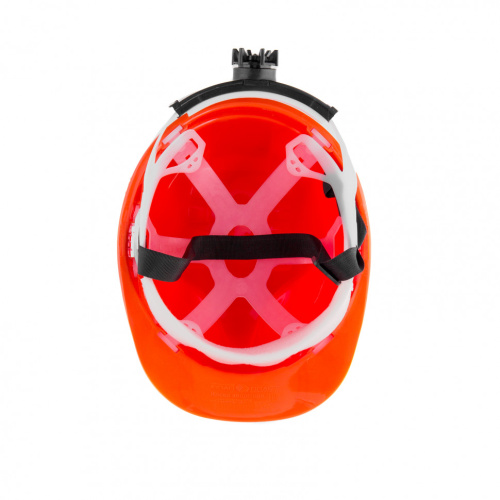 Каска защитная с храповым механизмом, Европласт, оранжевая Сибртех купить в Москве с доставкой по всей России | ProtosMarket.ru