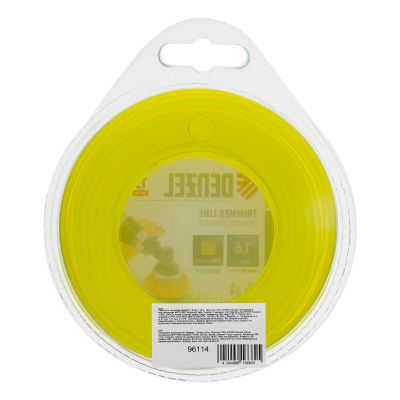 Леска для триммера квадрат 1.6 мм х 15 м, блистер Flex cord Denzel купить в Москве с доставкой по всей России | ProtosMarket.ru