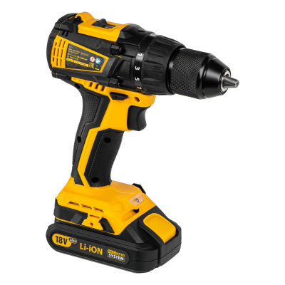 Дрель-шуруповерт аккумуляторная, бесщет. BLDL-IB-18-02, Li-Ion, 18 В, 2 акк. Denzel купить в Москве с доставкой по всей России | ProtosMarket.ru