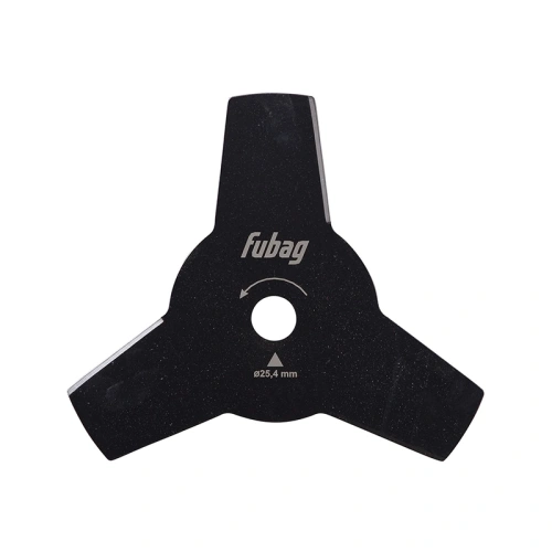 Триммерный диск FUBAG 3 лопасти внешний диаметр 255 мм, посадочный диаметр 25,4 мм, толщина 1,6 мм купить в Москве с доставкой по всей России | ProtosMarket.ru