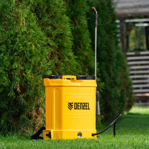 Опрыскиватель ранцевый аккумуляторный D-12LA, 12 л, 12 В, 8 Ач Denzel купить в Москве с доставкой по всей России | ProtosMarket.ru