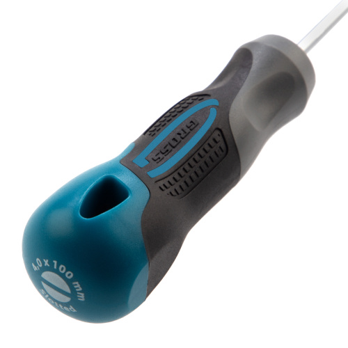 Отвертка SL4 x 100 мм, S2, трехкомпонентная рукоятка Gross купить в Москве с доставкой по всей России | ProtosMarket.ru