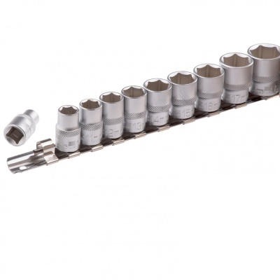 Набор торцевых головок, 3/8, шестигранные, CrV, 10 шт, 8-19 мм Stels купить в Москве с доставкой по всей России | ProtosMarket.ru