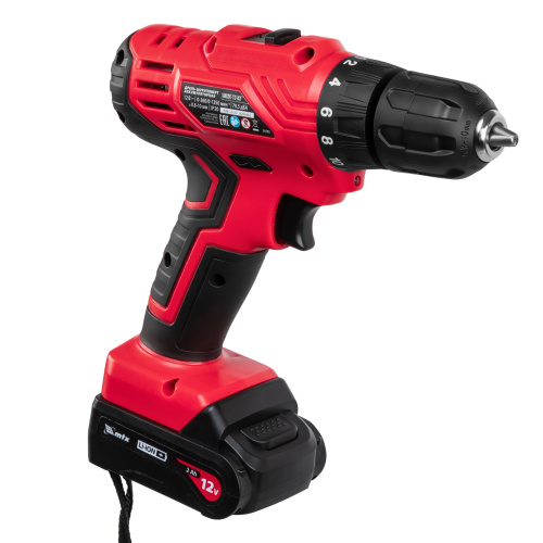 Дрель-шуруповерт аккумуляторная MCDL-12-02, Li-Ion, 12 В, 2 акк. MTX купить в Москве с доставкой по всей России | ProtosMarket.ru