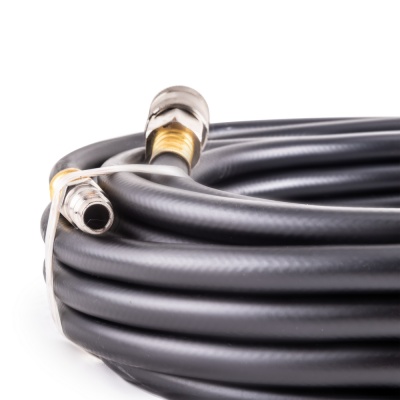 Резиновый маслостойкий воздушный шланг с фитингами Rapid, 20 бар, 15х9 мм, 15 м. AERO купить в Москве с доставкой по всей России | ProtosMarket.ru