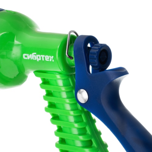 Набор поливочный, растягивающийся шланг 15 м, 7 режимов пистолет, соединитель, адаптер Сибртех купить в Москве с доставкой по всей России | ProtosMarket.ru
