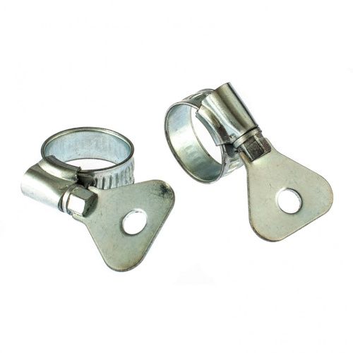 Хомуты металлические, червячные 12-20 мм, ширина 10 мм, W1, с металлическим ключом, 2 шт Сибртех купить в Москве с доставкой по всей России | ProtosMarket.ru