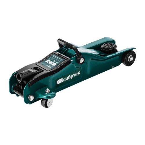 Домкрат гидравлический подкатной, 2 т, 85-330 мм, низкий подхват, в пласт. кейсе Сибртех купить в Москве с доставкой по всей России | ProtosMarket.ru