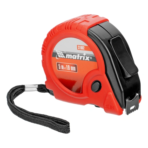 Рулетка Rubber,5 м х 19 мм,обрезиненный корпус Matrix купить в Москве с доставкой по всей России | ProtosMarket.ru