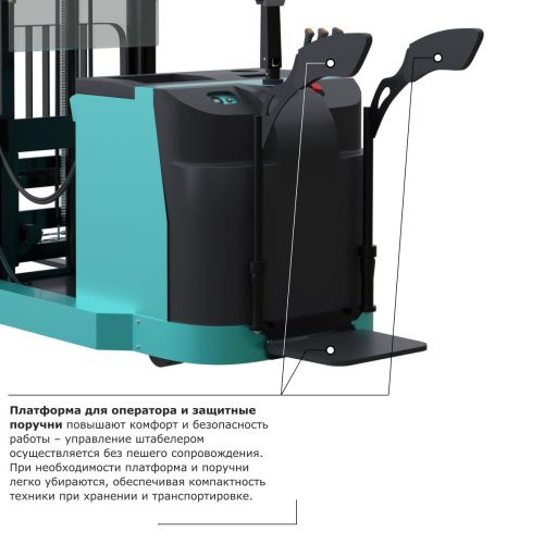 Штабелер с выдвижной мачтой (мини-ричтрак) PROLIFT PRO MRV 1535 купить в Москве с доставкой по всей России | ProtosMarket.ru