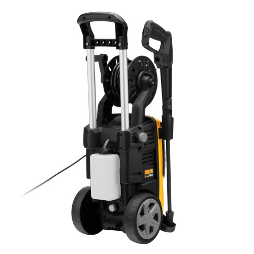 Моечная машина высокого давления R-180D, 2200 Вт, 180 бар, 380 л/ч, с барабаном// Denzel купить в Москве с доставкой по всей России | ProtosMarket.ru