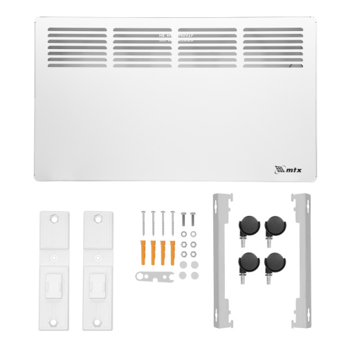 Конвектор электрический КМ-1500.2, 230 В, 1500 Вт, X-образный нагреватель, колеса, термостат MTX купить в Москве с доставкой по всей России | ProtosMarket.ru