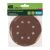 Круг абразивный на ворсовой подложке под "липучку", перфорированный, P 240, 125 мм, 5 шт Сибртех купить в Москве с доставкой по всей России | ProtosMarket.ru