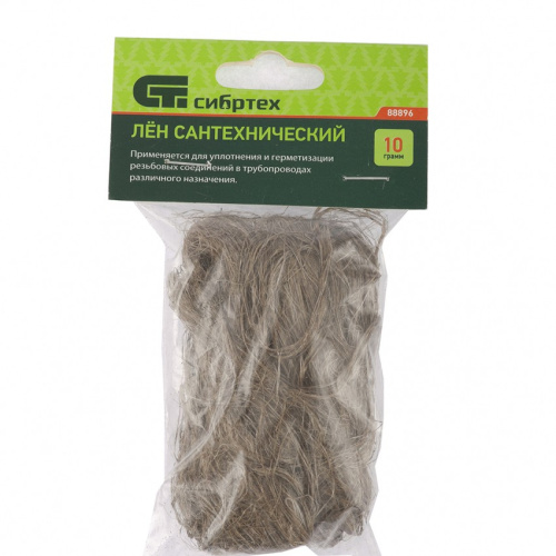 Лен сантехнический, 10 г Сибртех купить в Москве с доставкой по всей России | ProtosMarket.ru