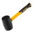 Киянка резиновая, 16 oz, черная резина, фибергласовая рукоятка Denzel купить в Москве с доставкой по всей России | ProtosMarket.ru