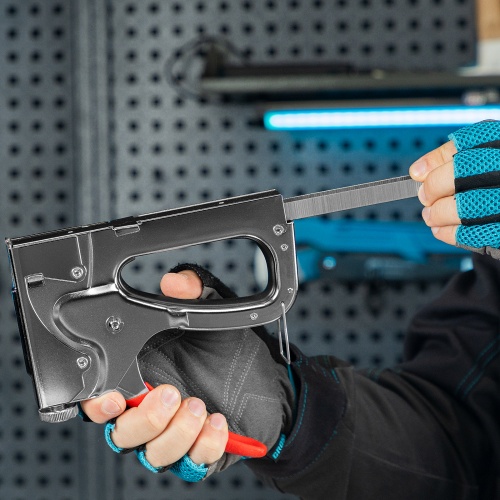 Скобы, 12 мм, для мебельного степлера, усиленные, тип 140,1250 шт Gross купить в Москве с доставкой по всей России | ProtosMarket.ru