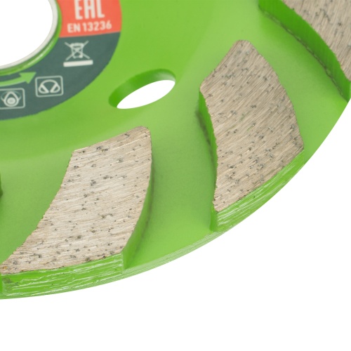 Чашка алмазная зачистная 125 мм, турбо-сегментнаяная Сибртех купить в Москве с доставкой по всей России | ProtosMarket.ru