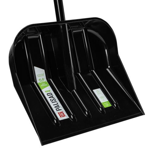 Лопата для уборки снега, поликарбонат, 460х400х1370 мм, стальной черенок, BASE Palisad купить в Москве с доставкой по всей России | ProtosMarket.ru