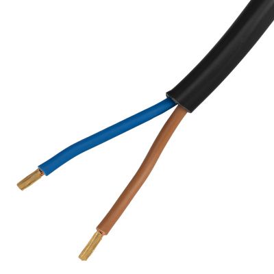 Шнур сетевой Energy Series, ПВС, 1,5 м, 2 x 1 мм, с неразборной вилкой, черный, Denzel купить в Москве с доставкой по всей России | ProtosMarket.ru