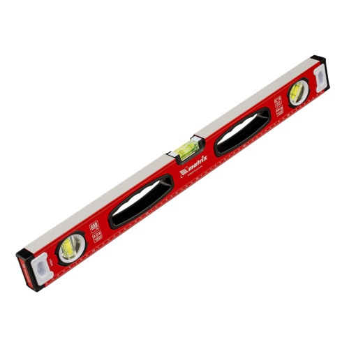 Уровень алюминиевый, фрезерованный, 3 глазка, рукоятки, 600 мм Matrix купить в Москве с доставкой по всей России | ProtosMarket.ru