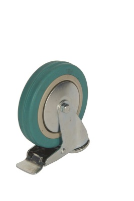 Колесо аппаратное поворотное SChgb 55 125 мм под болт с тормозом (N) купить в Москве с доставкой по всей России | ProtosMarket.ru