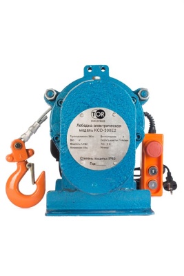 Лебедка TOR ЛЭК-300 E21 (KCD) 300 кг 220 В с канатом 30 м (T) купить в Москве с доставкой по всей России | ProtosMarket.ru