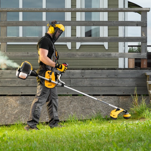 Триммер бензиновый DT 52, 52 см3, 3 л. с, неразъемная штанга, состоит из 2 частей Denzel купить в Москве с доставкой по всей России | ProtosMarket.ru