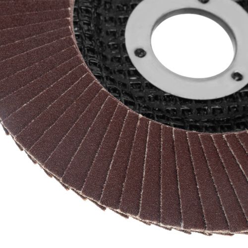 Круг лепестковый торцевой КЛТ-1, зернистость P 100(12Н) 125 х 22.2 мм, "БАЗ" купить в Москве с доставкой по всей России | ProtosMarket.ru