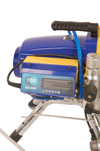 Окрасочный аппарат поршневой 290 бар, 2,2 кВт, 220 В  TOR GD-490 по ценам производителя в Москве с доставкой по всей России